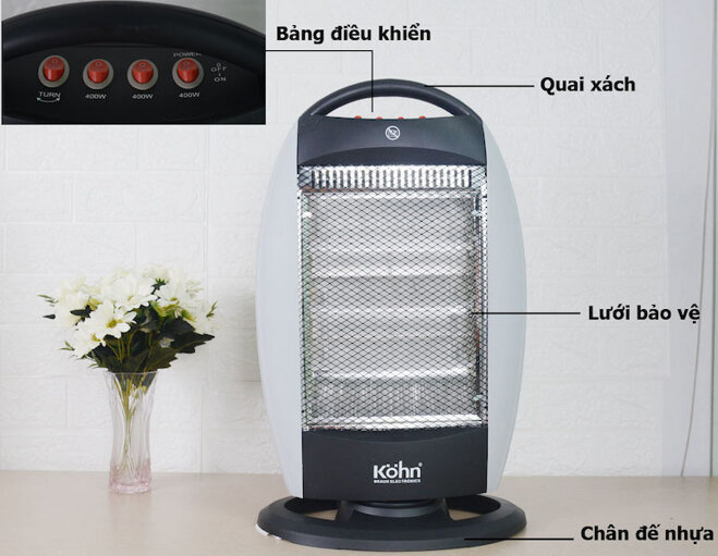 Đèn sưởi halogen Braun Kohn KH01