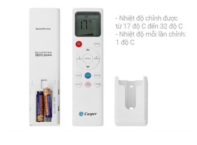 Review điều hòa Casper GC-09IB36 vừa trình làng 2025: Đột phá thiết kế mới, trang bị cơ bản