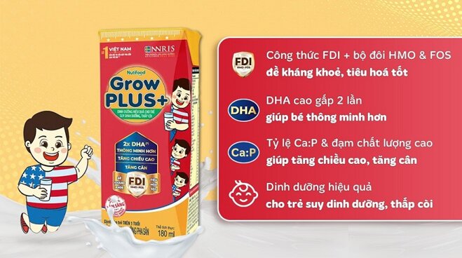 Top 8 sữa pha sẵn tốt cho bé 1-3 tuổi tăng cân, phát triển chiều cao