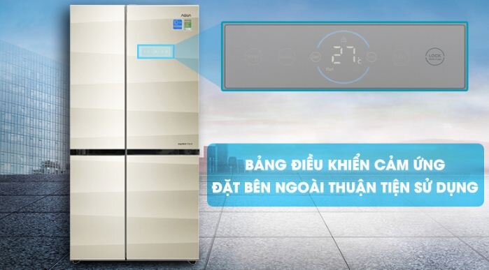 Tủ lạnh Aqua Inverter 518 lít AQR-IG585AS SG - Giá rẻ nhất: 16.740.000 vnđ