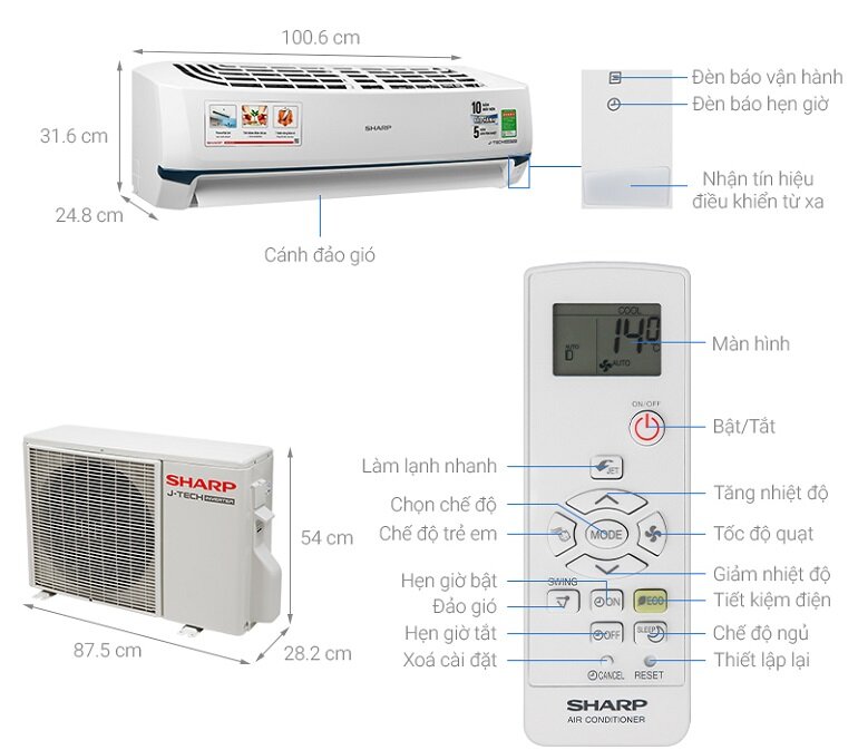 3 cái lợi tiết kiệm mà điều hòa Inverter 18000 BTU Sharp AH-X18XEW đem lại