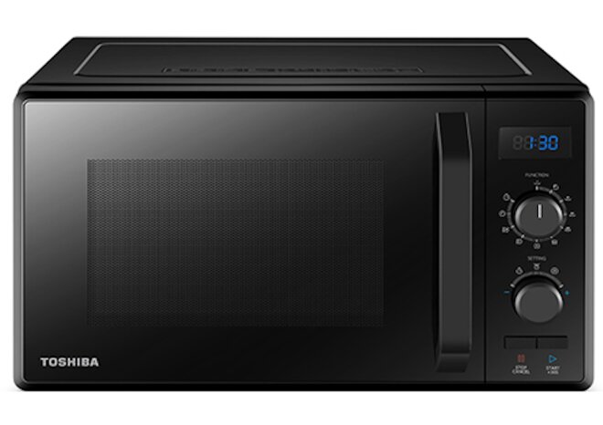 Lò vi sóng Toshiba có dung tích từ khoảng 17 lít đến 35 lít và công suất từ 600W – 1100W.