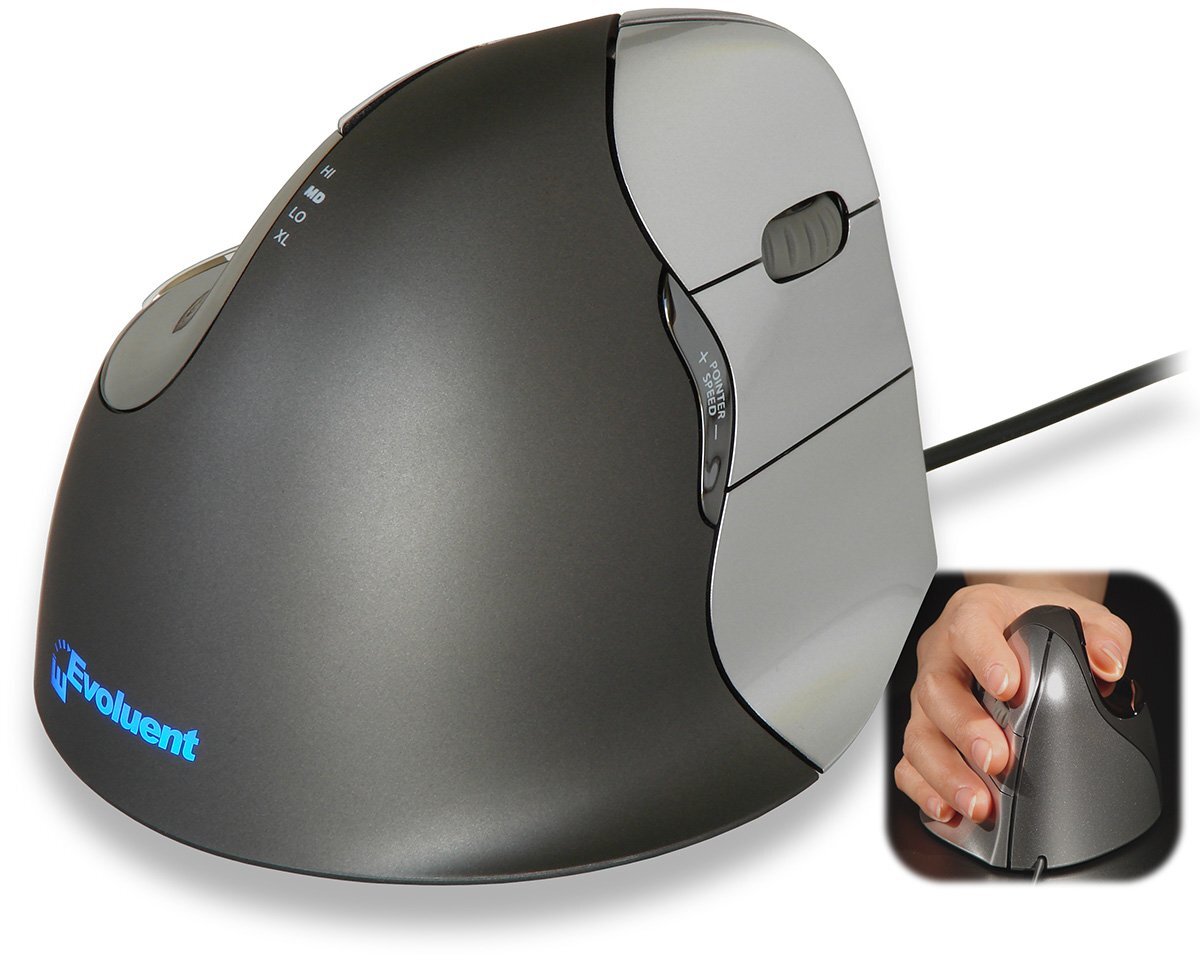 Evoluent Vertical Mouse thiết kế cực ấn tượng và độc đáo