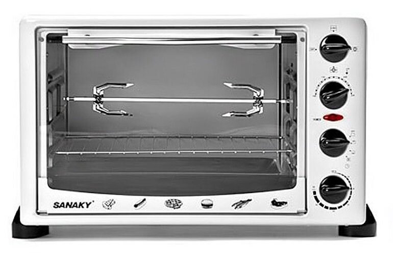 Lò nướng dung tích 35l phù hợp để nướng bánh sandwich ổ vừa