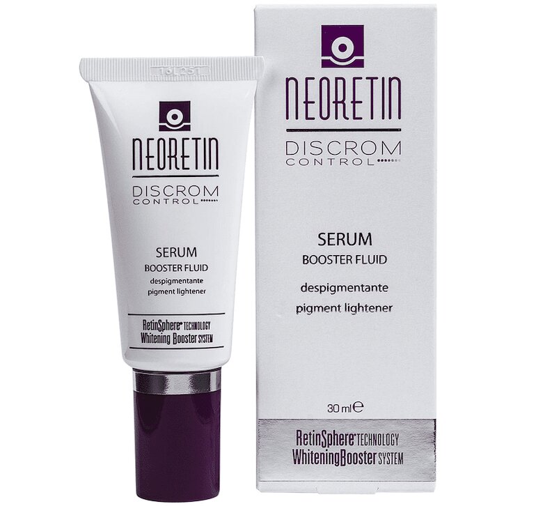 Serum Neoretin Discrom Control Serum Booster Fluid Pigment Lightener có các thành phần quan trọng trong làm đẹp