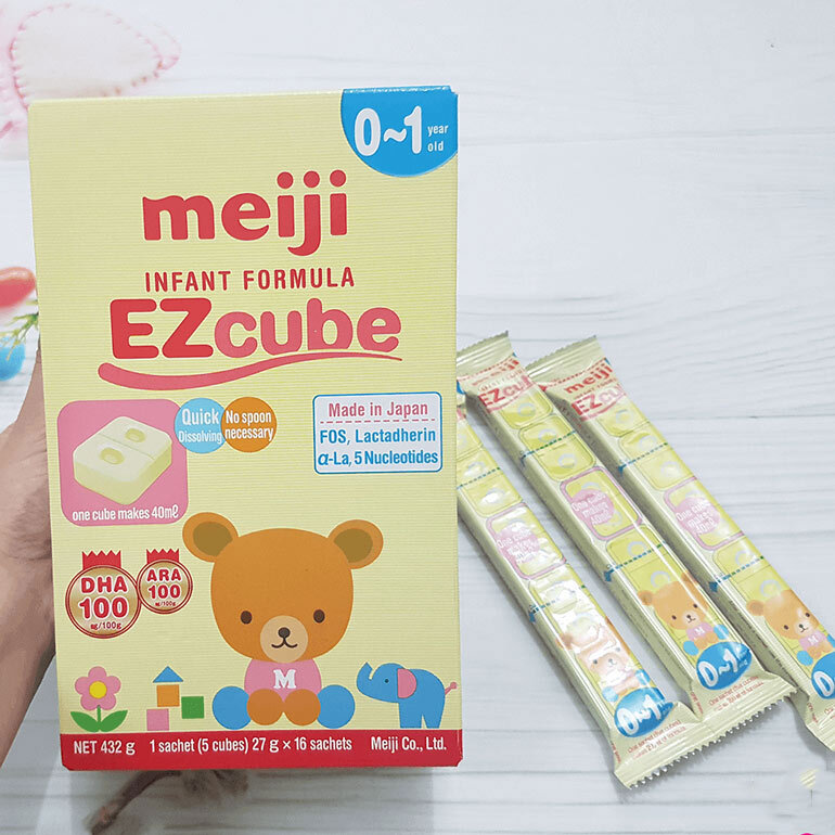 Sữa Meiji thanh nhập khẩu cho trẻ từ 0 -1 tuổi