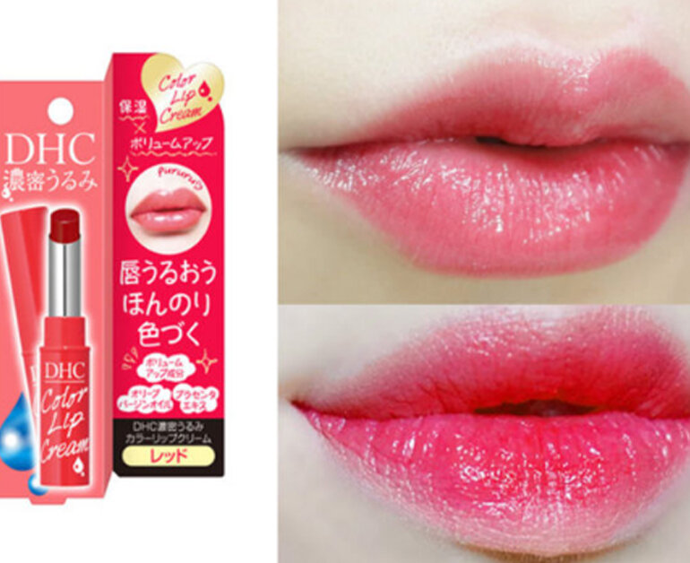 Son dưỡng dhc màu đỏ - DHC Color Lip Cream Red
