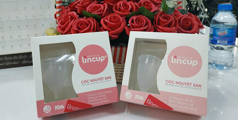 Cốc nguyệt san Lincup thay đổi bao bi lần 1