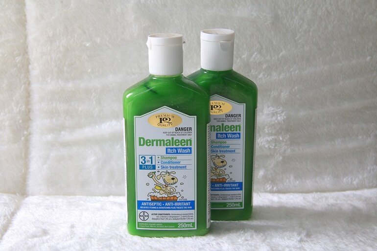 Dermaleen dog dermatitis treatment shower gel