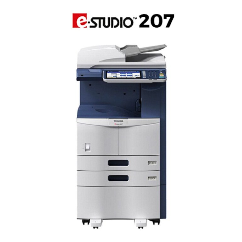 Máy photocopy văn phòng khổ giấy A3 để bàn đa chức năng Toshiba E-207 (giá tham khảo 13.000.000 VND)