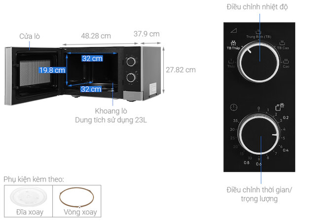 Lò vi sóng cơ Electrolux EMM23KI9EBP