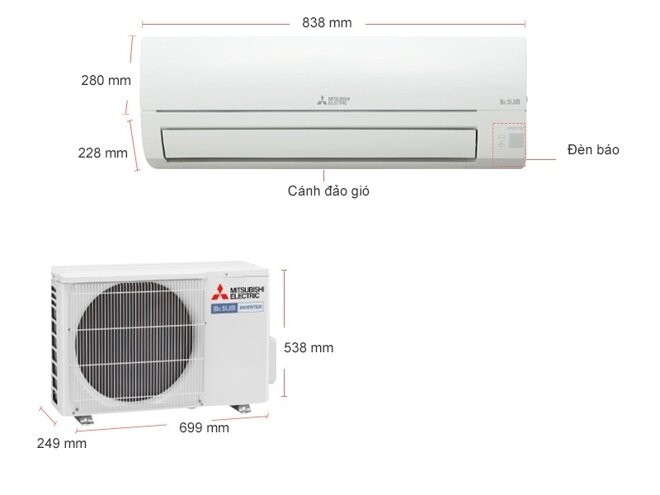 Máy lạnh Mitsubishi Electric 12000BTU MSY-JP35VF