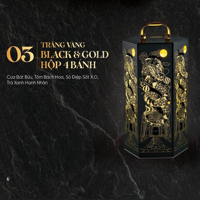 Hộp bánh Trung thu Black & Gold