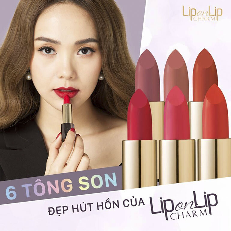 Son lì Collagen Lip On Lip Charm đem đến với chị em rất nhiều tông màu khác nhau, cho chị em thoả thích lựa chọn