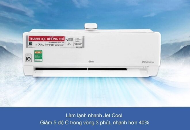 So sánh điều hòa 9000 BTU inverter 1 chiều LG V10APFP và LG V10ENW1: model nào 