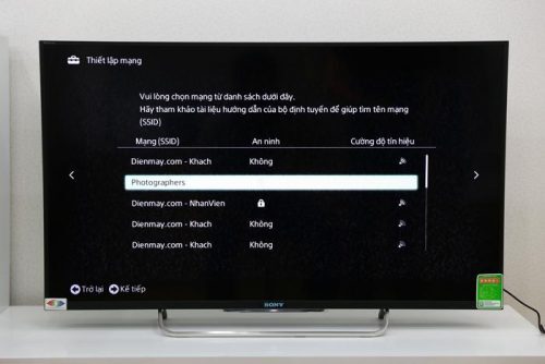 kết nối không dây với tivi sony