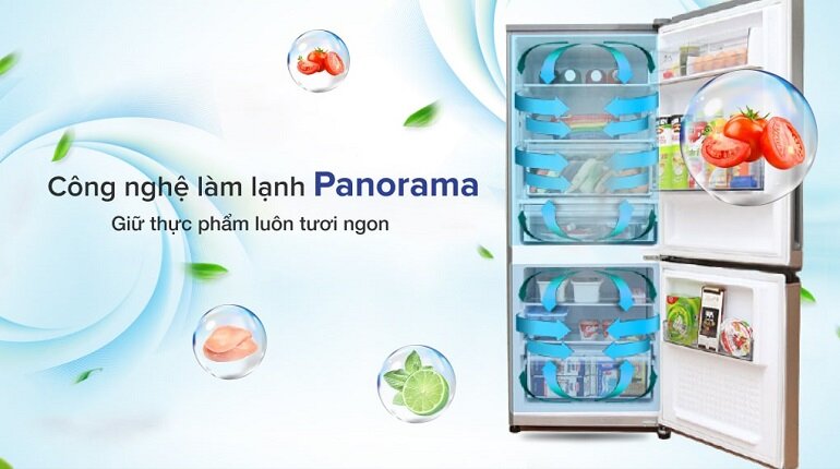Tủ lạnh Panasonic Inverter 255 lít NR - BV280QSVN 