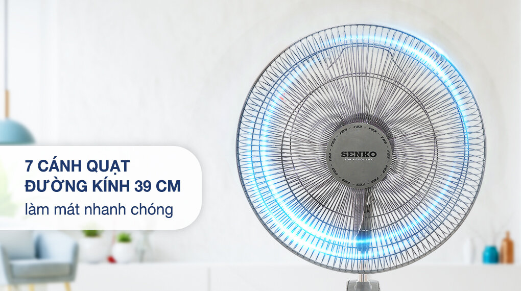 Senko DR1608 – Quạt cây đa năng có điều khiển từ xa thông minh!