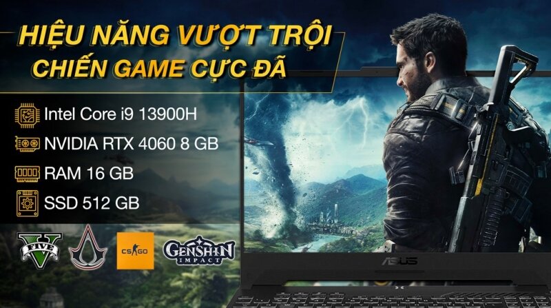 Hiệu năng Asus TUF Gaming F15 FX507VV4-LP382W
