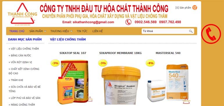 công ty tnhh đầu tư hóa chất Thành Công