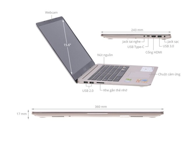 Asus VivoBook S15 S510UN-BQ276T