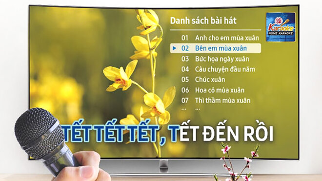 Hát karaoke online tại gia trên smart tivi tại sao không ?