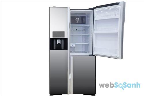 Tủ lạnh Hitachi side by side R-M700GPGV2X 584 lít
