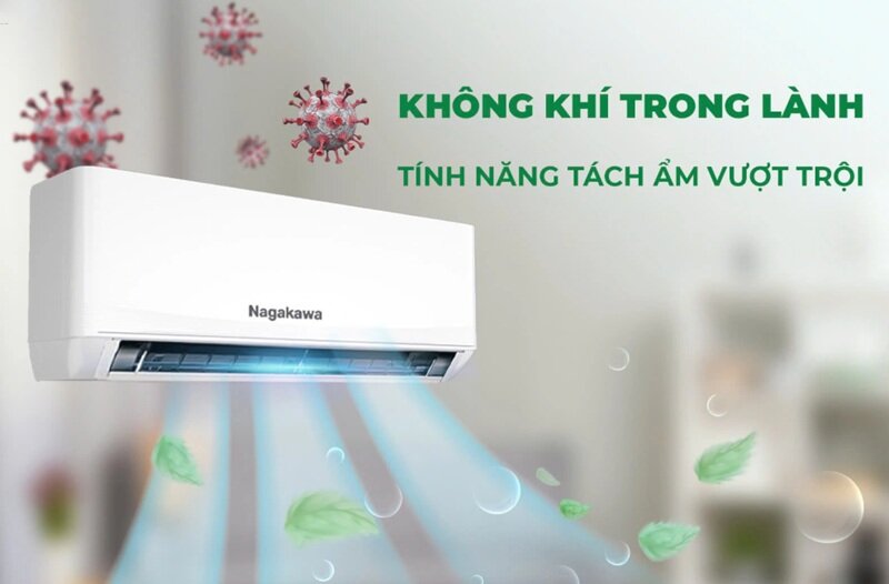 6 lý do nên mua điều hòa Nagakawa NIS-C24R2U51 cho phòng 40m2