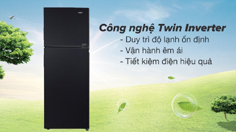 Tủ lạnh Aqua AQR-T352FA(FB): Giá thành hợp lý - Công nghệ hiện đại