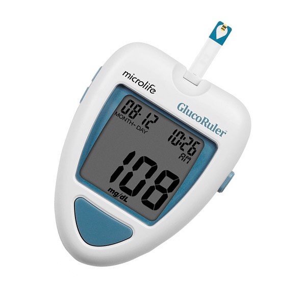 Máy đo đường huyết nào tốt | Máy đo đường huyết Microlife Gluco Ruler MGR100