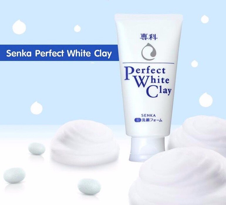 Sữa Rửa Mặt Dưỡng Trắng Shiseido Senka Perfect White Clay