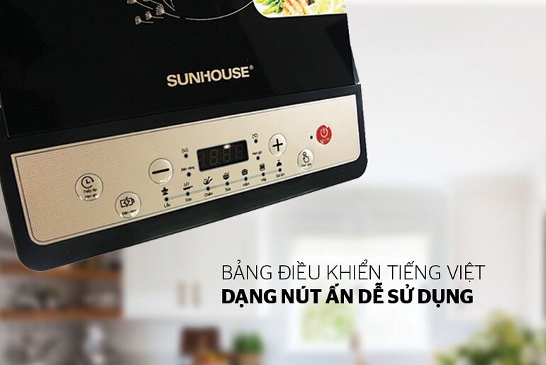 Bếp từ dương 1 vùng nấu Sunhouse SHD6148