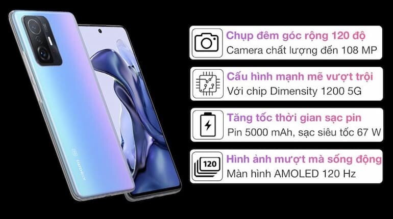 Điện thoại Xiaomi 11T 5G là phiên bản bán chạy nhất thị trường