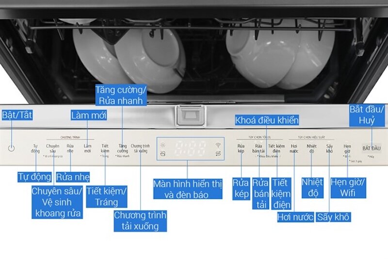 Căn bếp sáng bóng, cuộc sống tươi đẹp cùng máy rửa bát LG LDT14BGA3