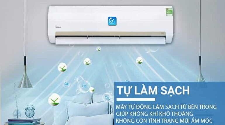 điều hòa Midea 18000 BTU 1 chiều MSAE-18CRN8 gas R32