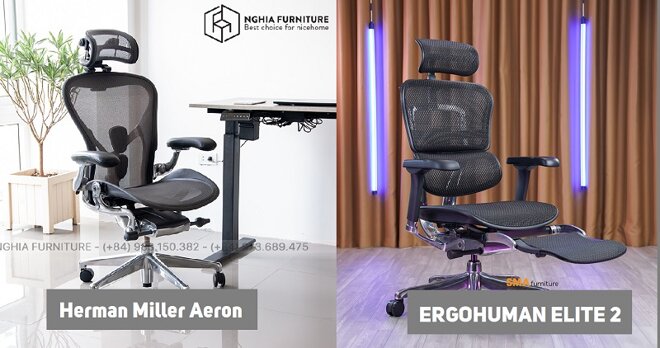 đánh giá ghế công thái học Herman Miller Aeron