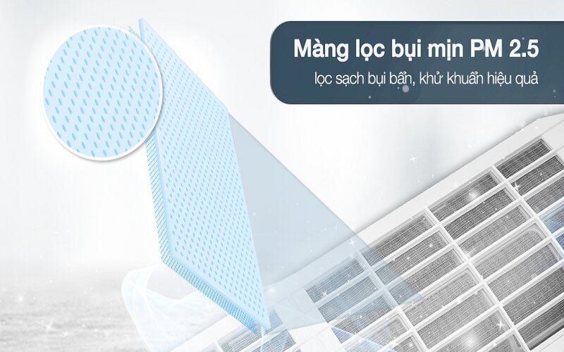 điều hòa LG V10WIN lọc bụi mịn PM2.5 ưu việt
