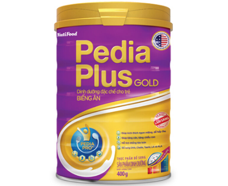 Sữa bột Pedia Plus của Nutifood