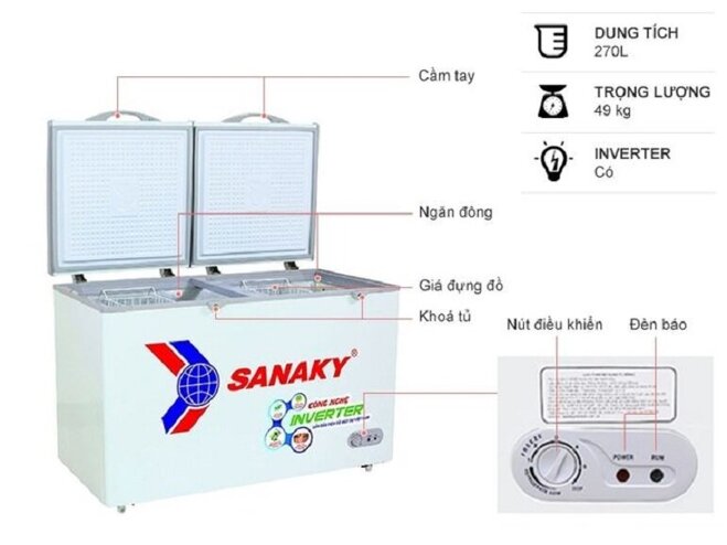 Tủ đông tiết kiệm điện 