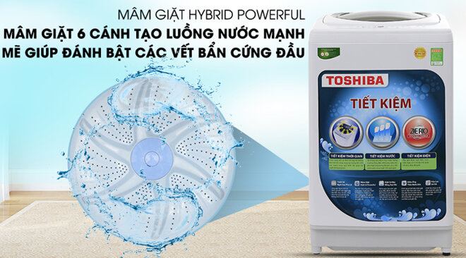 Mâm giặt được thiết kế giúp giặt sạch hơn