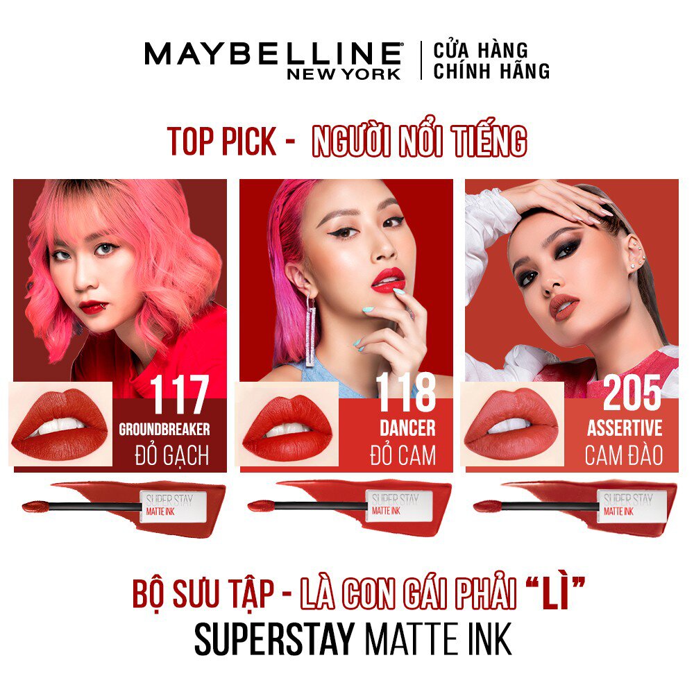 Son kem lì Maybelline
