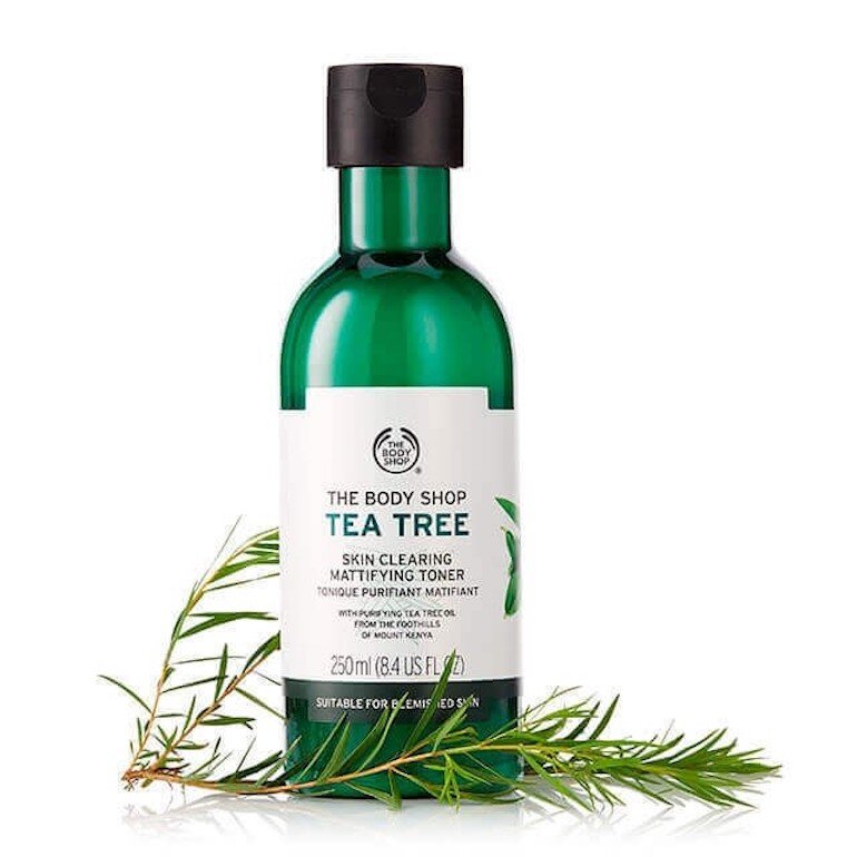 Nước hoa hồng cho da dầu The Body Shop Tea Tree Skin Clearing