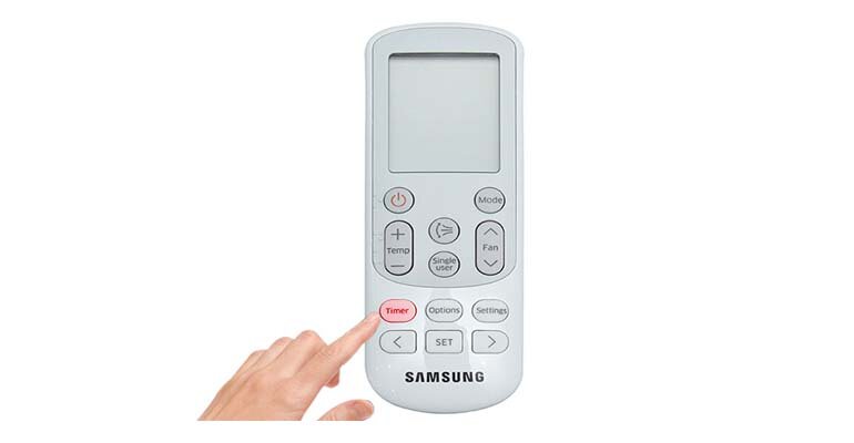 Cách sử dụng điều hòa Samsung theo chế độ hẹn giờ cach su dung may lanh samsung 3