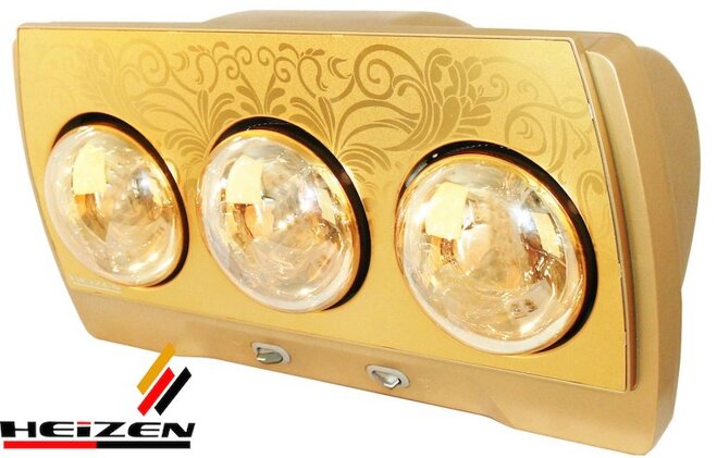 Đèn sưởi Heizen 3 bóng HE-3B (Gold)