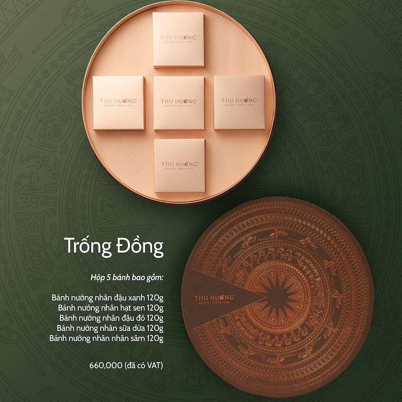 Thu Huong mooncake retail price list 2023