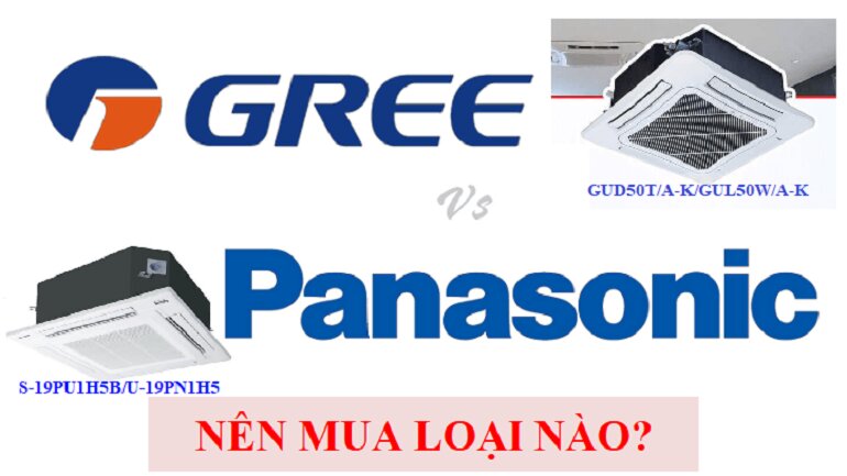 so sánh điều hòa Gree và Panasonic