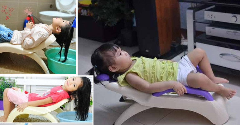 Ghế gội đầu cho bé Klebe