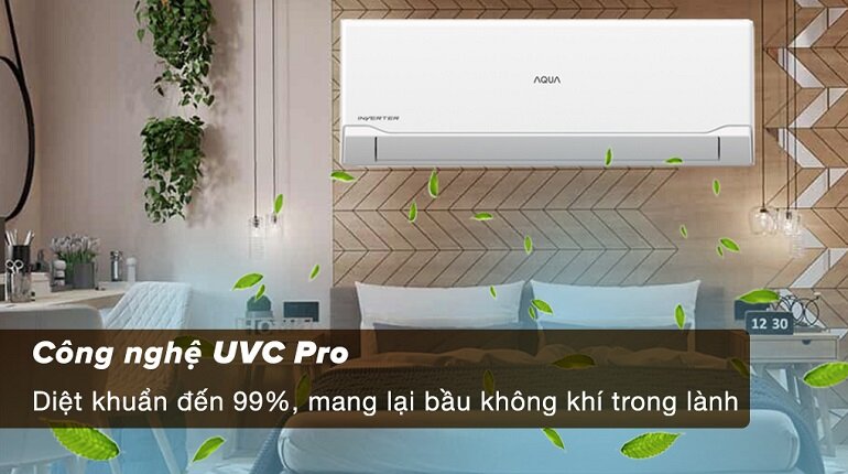 Điều hòa Aqua Inverter 1 HP AQA-RUV10RB