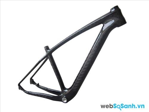 Một dạng khung xe đạp MTB bằng carbon