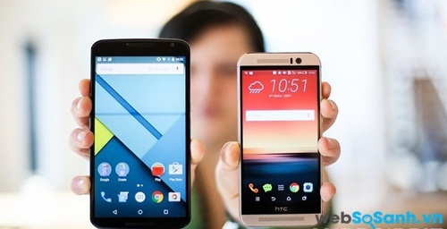  Một cuộc thách lớn giữa hai chiếc điện thoại thông mình nặng ký (cho dù bạn có thể gọi Nexus 6 là một chiếc điện thoại siêu nặng ký